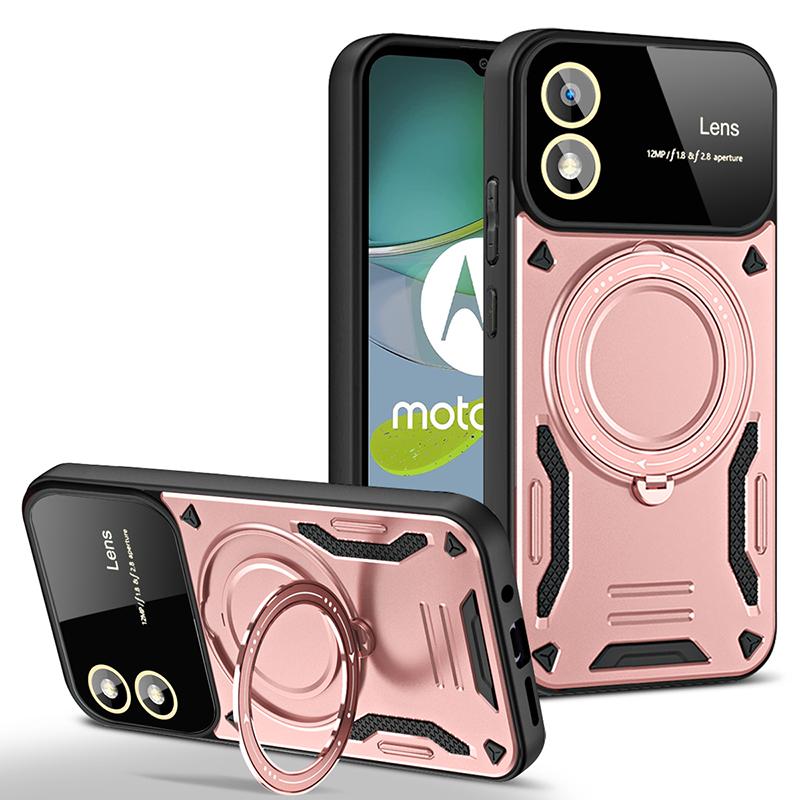 Противоударный чехол Rugged Armor для телефона Motorola Moto E13 E20 E22 G13 G14 G20 G22 G30 G32 G53 G60 G84 с магнитной подставкой, задняя крышка