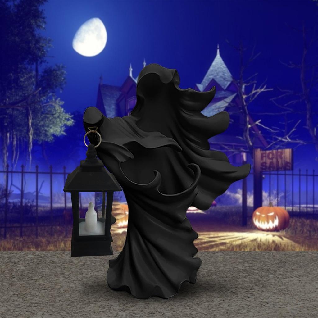 Безликая скульптура призрака Хэллоуин вурдалак украшение скульптуры из смолы