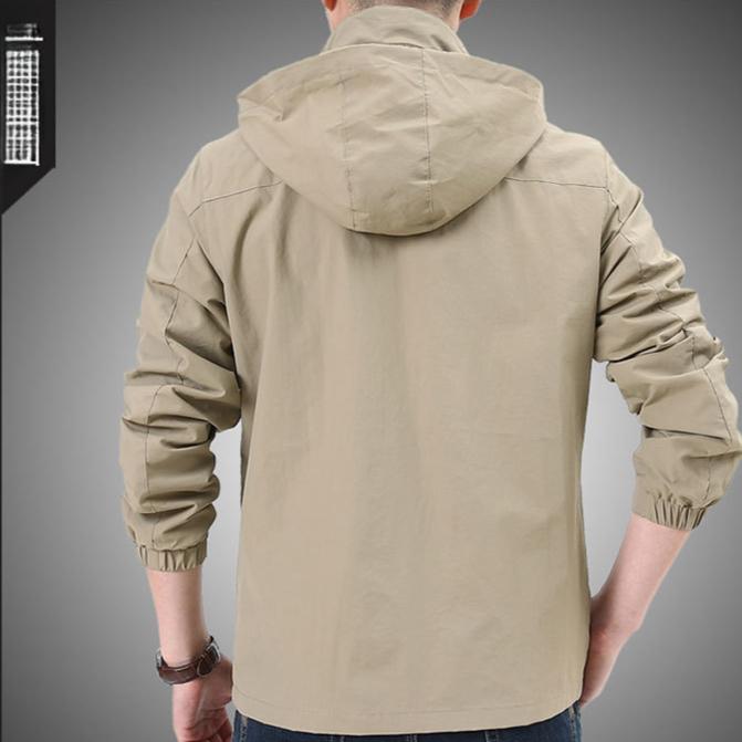 Осенняя мужская куртка-карго с капюшоном, ветровка, пальто для пешего туризма, рыбалки, тактическая мужская одежда, дышащие куртки-бомберы