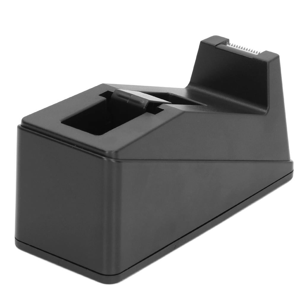 Диспенсер для клейкой ленты, большой, черный, настольный, противоскользящий, устойчивый к ржавчине, из нержавеющей стали, диспенсер для клейкой ленты, лезвие