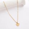 A-Z 26 Initials Name Necklaces Heart Pendant Letter Alphabets Necklace for Women 2023 Female Choker Chains Jewelry Trendy Gifts