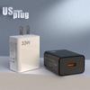 33 Вт USB Gan Зарядное устройство для телефона Для iPhone Для Samsung Huawei Xiaomi PD USB-A Быстрая зарядка Адаптер питания Смартфон Планшет Поездка