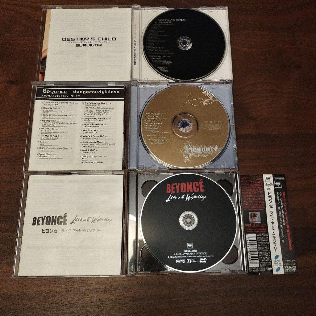[USED] Beyonce Destiny Child 5 disc set Japanese edition