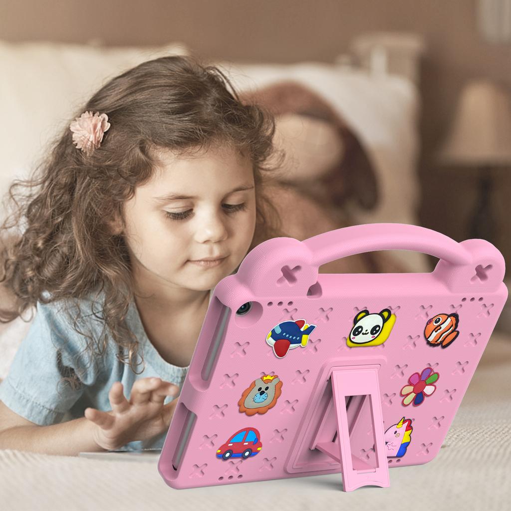 EVA Stand Case for ONN 10.1 Gen3 2022 Model 100071485 Kids Safe Cover DIY Style Tablet Shell With Handle Strap Shockproof Funda