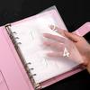 Budget Envelope System 100 Savings Challenge Kit PU Binder with Numbered Pockets Saving And Progress Trackers A5 Planner for Couples Individuals