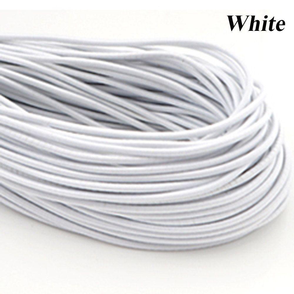 3mm 10m Nylon DIY Line Craft Elastic Band Sewing Rope Round Rubber Colorful