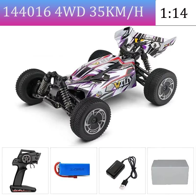 WLtoys144010 4WD Модель с максимальной скоростью 75 км/ч 1:Высокоскоростная радиоуправляемая внедорожная дрифт-гоночная машина 14-го масштаба для мальчика