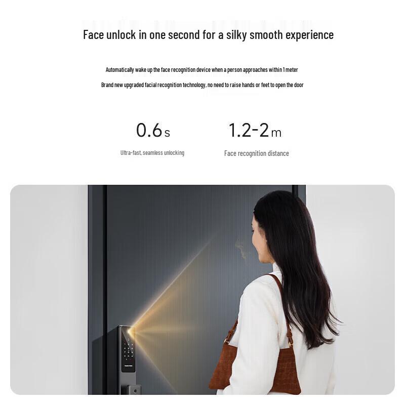 KAADAS Q7-F Facial Recognition Smart Door Lock