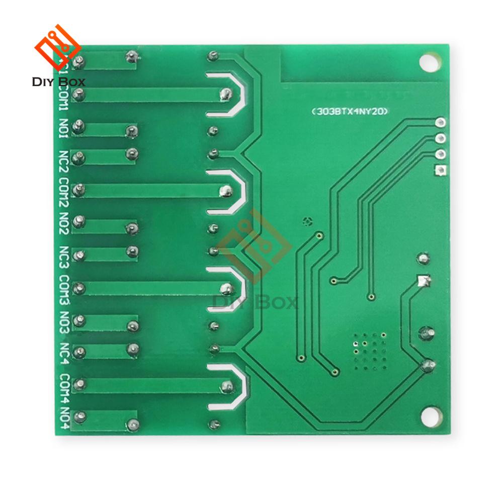 For Bluetooth Relay Module 1 2 4 Way Channel DC 5V/12V Internet Smart Remote Control Mobile Phone Switch Wireless Relay Module