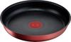 Tefal Frying Pan with Removable IH Compatible with Gas Free of Harmful Substances Such As Neo IH Rouge Unlimited Frying Red L38303 Handle, 22cm, Fire,