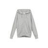 Solid Color Pocket Zip Hoodie Men Hoodie Grey 521574-063