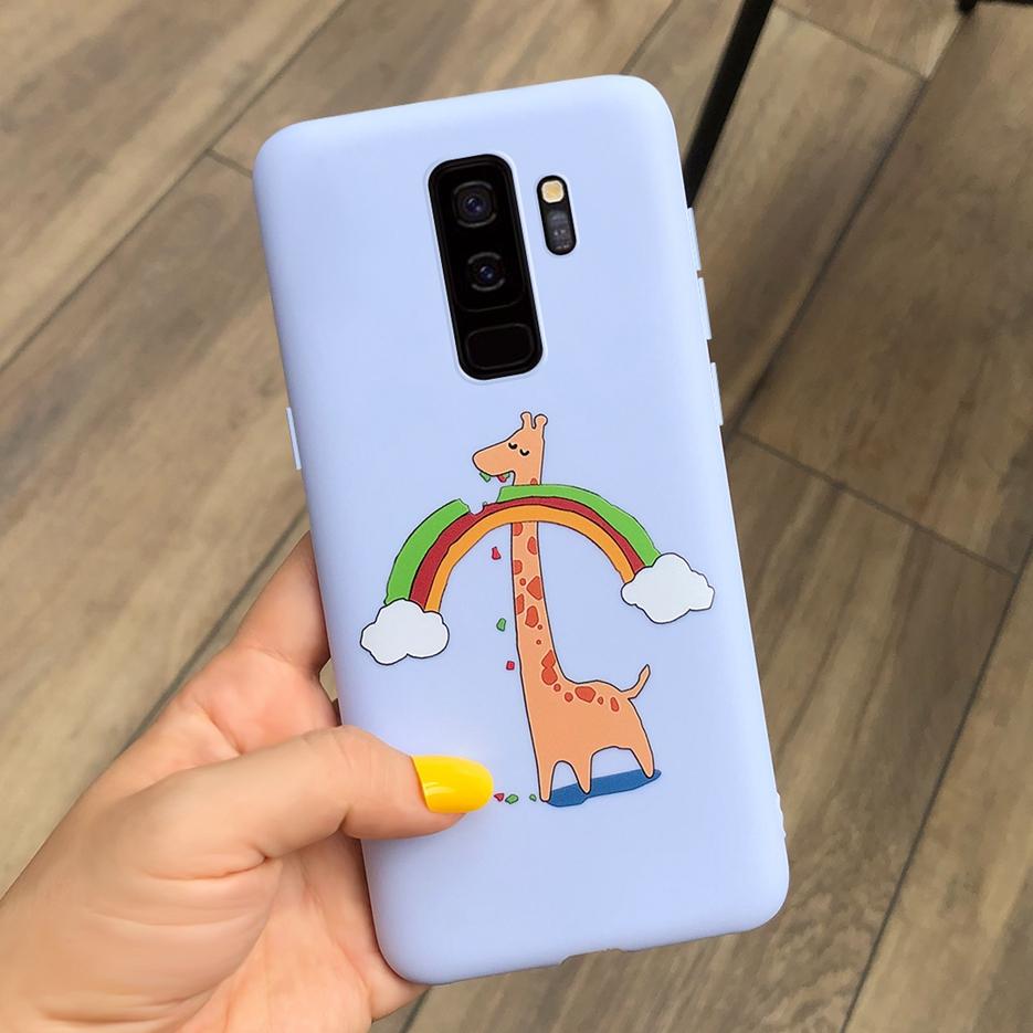 Чехол для Samsung Galaxy S9 Plus S9+ G965F Милый Конфетный Расписной Fundas Матовый Чехол для Samsung S9 S9+ S 9 Plus Чехол для Телефона Мягкие Сумки