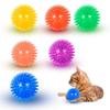 Thickened Spiky TPR Massage Ball for Large, Medium, Small Dogs Teddy, Golden Retriever, Sounding Pet Toy Ball, Teeth Cleaning Molar Ball