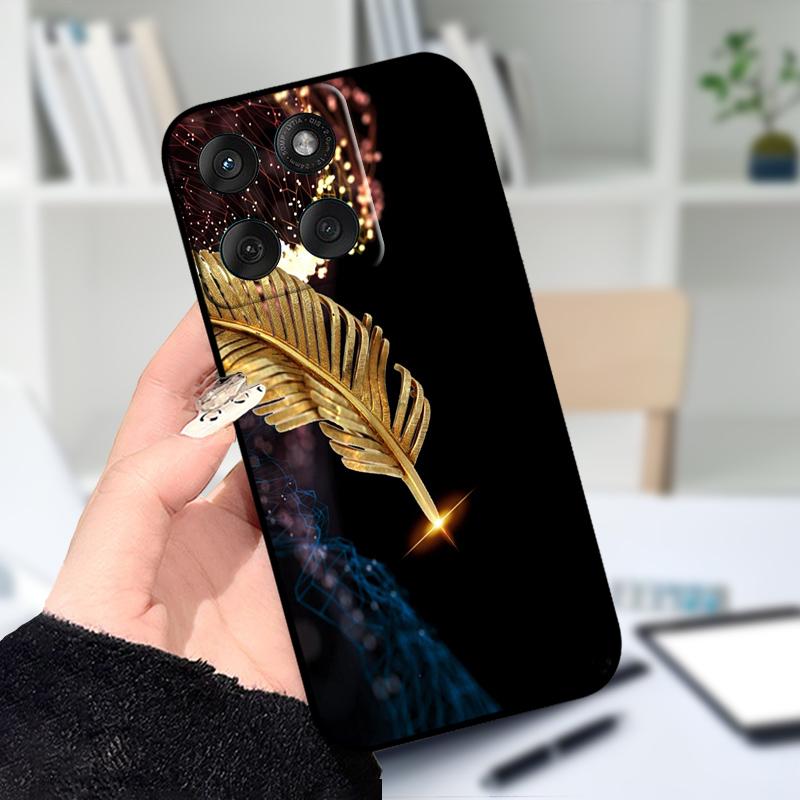 Для Motorola Edge 60 Fusion Мягкий чехол XT2503-4 Милый мультяшный силиконовый TPU чехол для телефона Для Moto Edge 60Fusion 5G Защитный Fundas