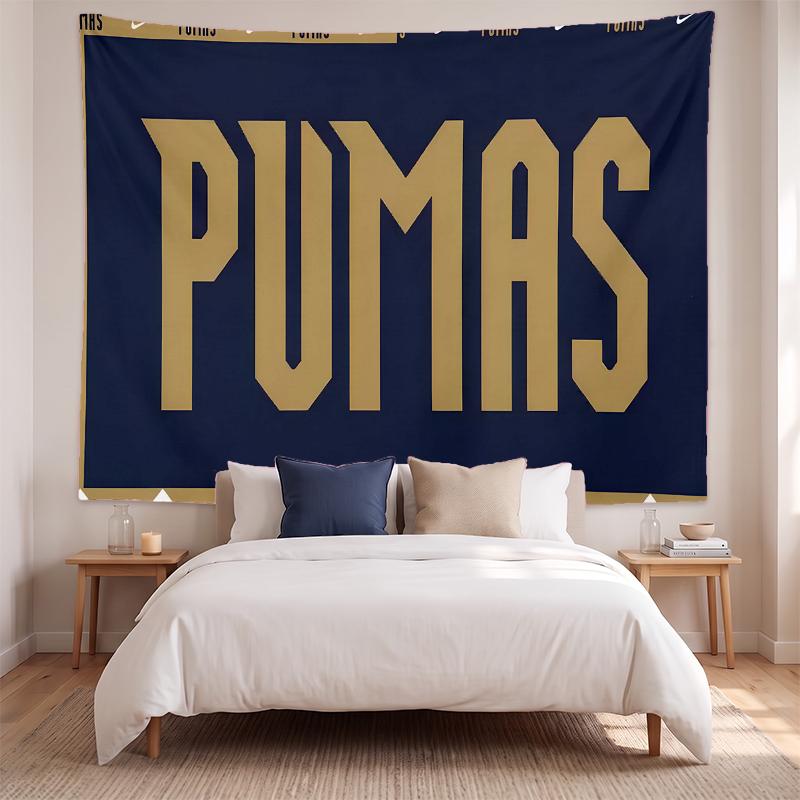 Club Universidad Nacional Pumas (1) Art Wall Hanging Tapestry for Home Bedroom Living Room Decor Great Gift Idea