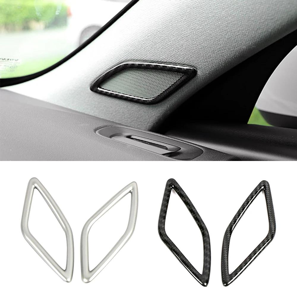 Для Volvo XC40 2019-2024 A Pillar Audio Speaker Sound Ring Cover Frame Decoration Sticker