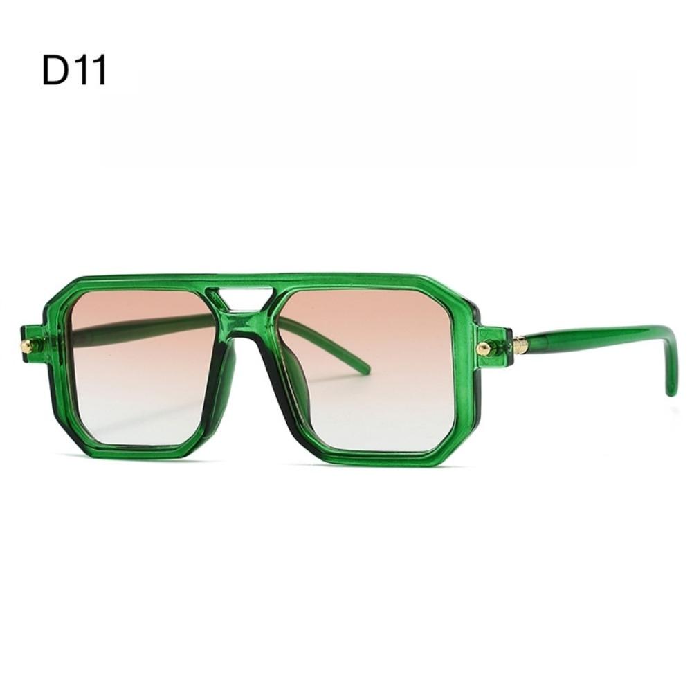 Fashion Leopard Sun Glasses UV400 Eyewear Sunglasses Double Bridge Women's Sunglasses Street Wear Shades Men's Shades