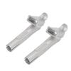 2Pcs Wide Mouth Welding Nozzle Rectangle Stainless Steel Plastic Welder Tools Replacement Welding