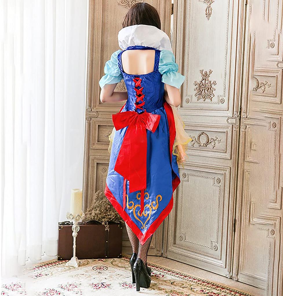 [Milky Time] Snow White Cosplay Halloween Costume, Adult Princess, Sexy, SnowWhite