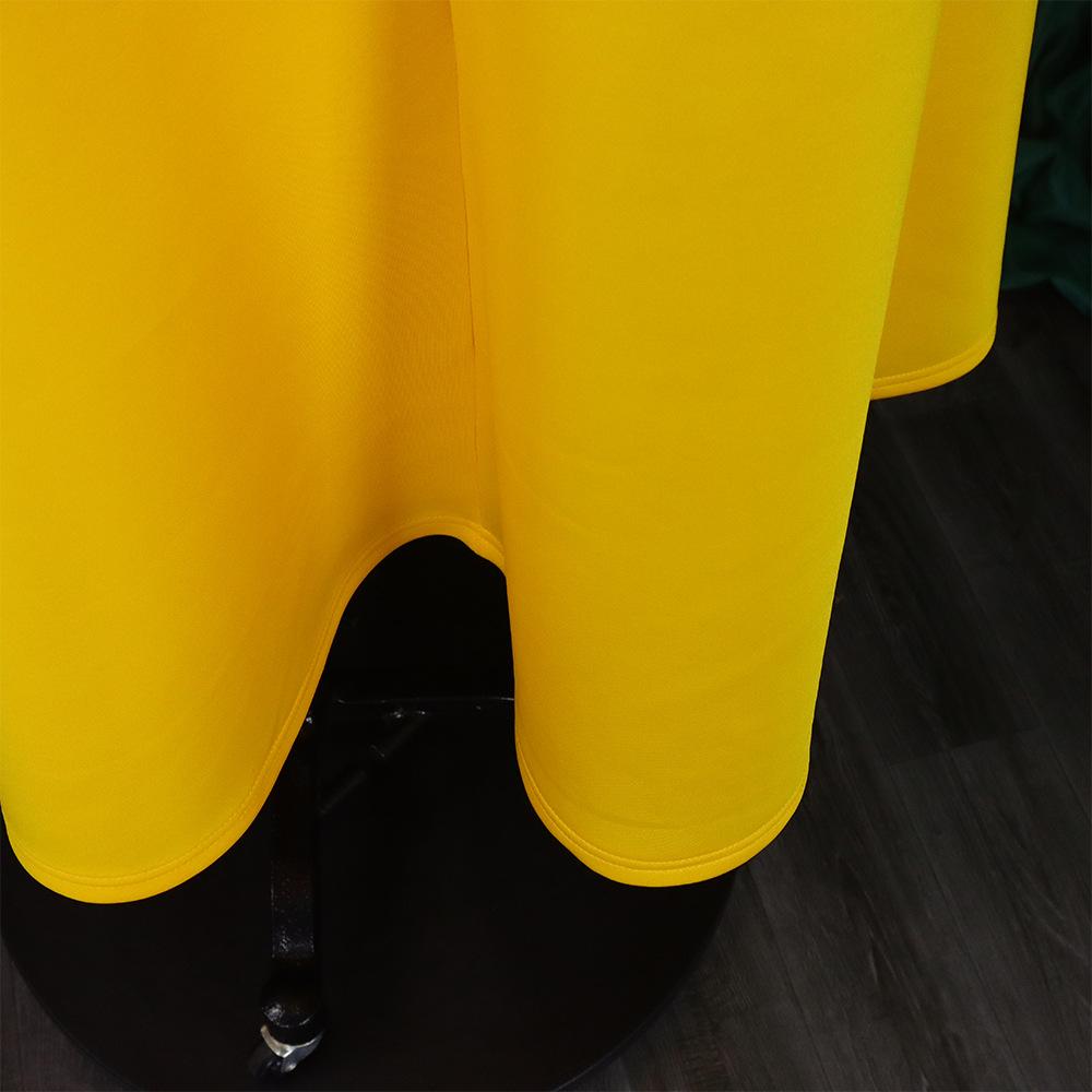 YYFS Женская мода лето весна однотонный принт без рукавов косой воротник высокая талия повседневные платья