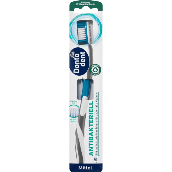 Dontodent 1 Medium-sized Antibacterial Toothbrush