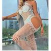 See Through Ladies Mesh Net Tight Hollow Out Body Stocking Mature Sexy Busty Transparent Lingerie