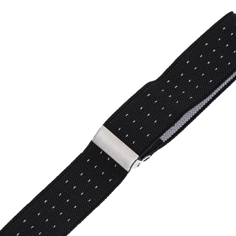 1 пара мужских подтяжек для рубашки, военный держатель, нескользящие зажимы, подвязки для ног