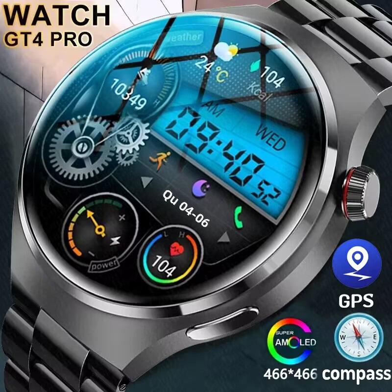 Водонепроницаемые умные часы Gt4PRO с Bluetooth-звонками и голосовым помощником