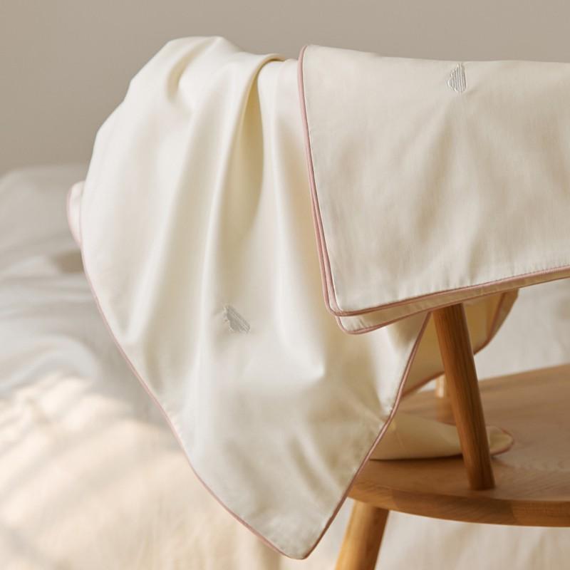 Ultra Durable 100S Long Staple Cotton Brushed Pillowcase Set Pure Pillow Cover Bed Home Dorm