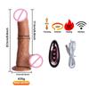 Сильный большой дилдо вибратор для женщин нагревательный толкающий телескопический вращающийся дилдо с присоской женский стимулятор секс-игрушки
