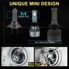 2 шт. автомобильные фары H4 LED H7 18000LM H1 H8 H11 светодиодные лампы Atuo для автомобильных фар HB3 HB4 9005 9006 9012 Hir2 Turbo светодиодные лампы 12 В