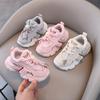 Sports Shoes for Girls Spring and Autumn Children Breathable Soft Sole Net Shoes Daddy Shoes Boys Light Running Shoes