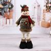 1 шт. Настольная кукла-олень Рождественские украшения Xmas Navidad Подарки С Новым Годом Коричневая кукла Санта-Клауса Рождественские украшения Декор для дома