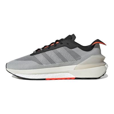 Кроссовки унисекс Avryn Grey Solar Red Core-Black HP5969