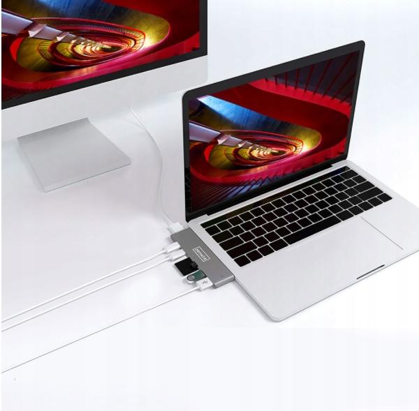 Adapter 7In1 Hub Usb-C Hdmi 4K Macbook Byl-2011N