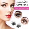 Faux Mink Lash Clusters Dramatic DIY Eyelash Extension Individual Cluster Lashes  at Home