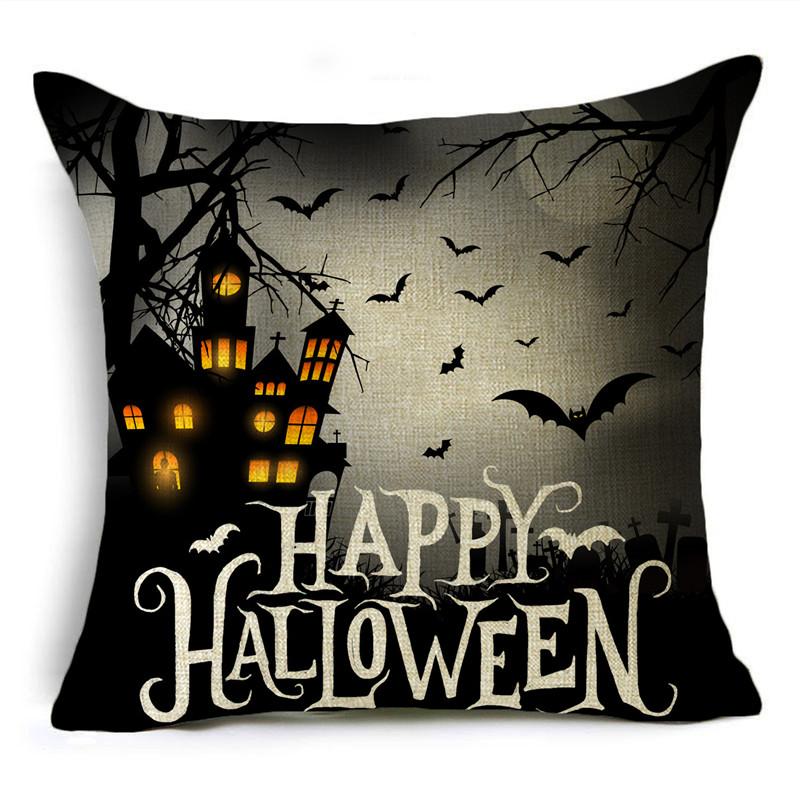 New Halloween Series Pillow Cover Festive Atmosphere Home Sofa Cushion Cover 40*40cm/45*45cm/50*50cm