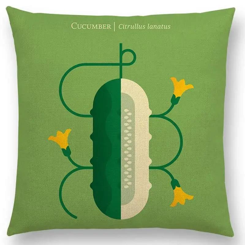 Прекрасные фрукты овощи наволочка лимон ананас авокадо ежевика лук свекла огурец наволочка на диванную подушку