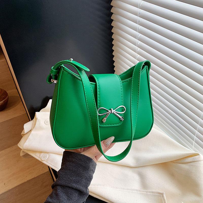 Simple Women's Bag New Korean Style Personalized One Shoulder Armpit Bag Texture Fashionable Commuter Bag Bag Armpit Bag