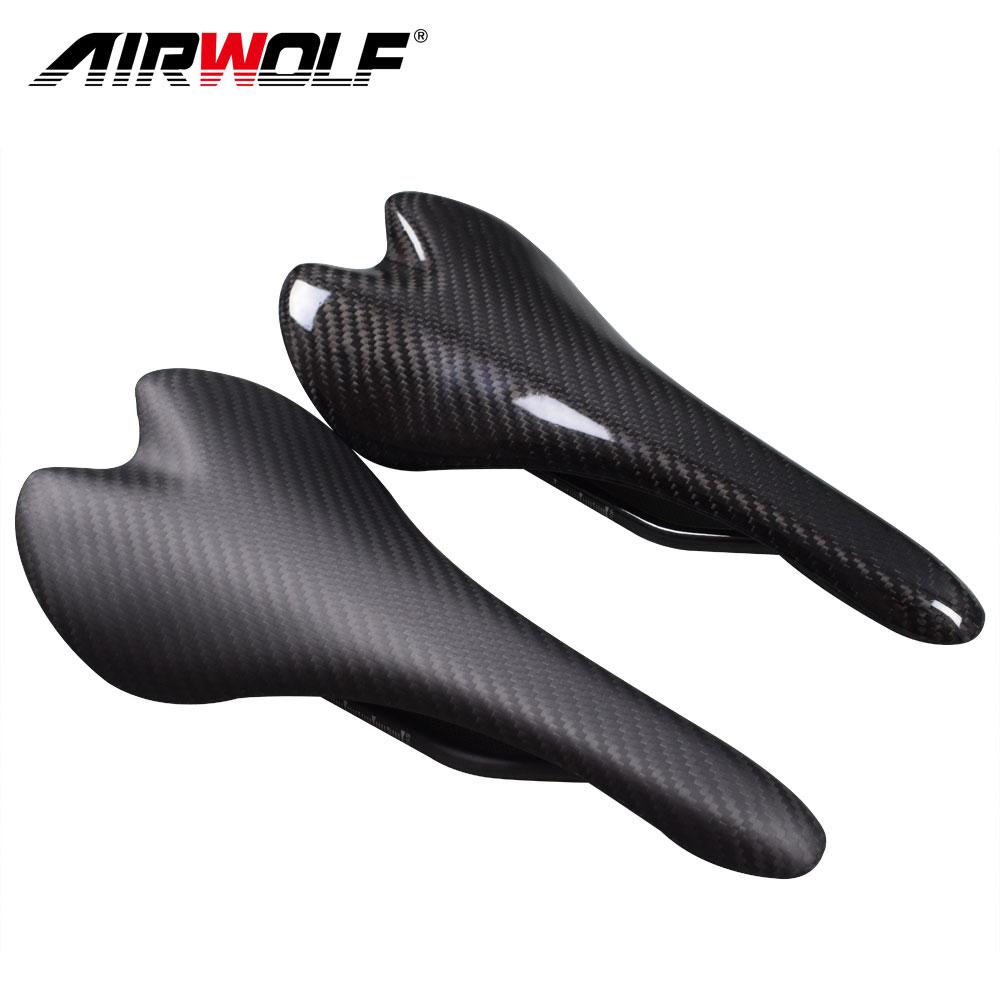 3K Weave Matte Glossy Carbon Bike Saddle Accessories Parts for Road Bicycles Use with Carbon Seat