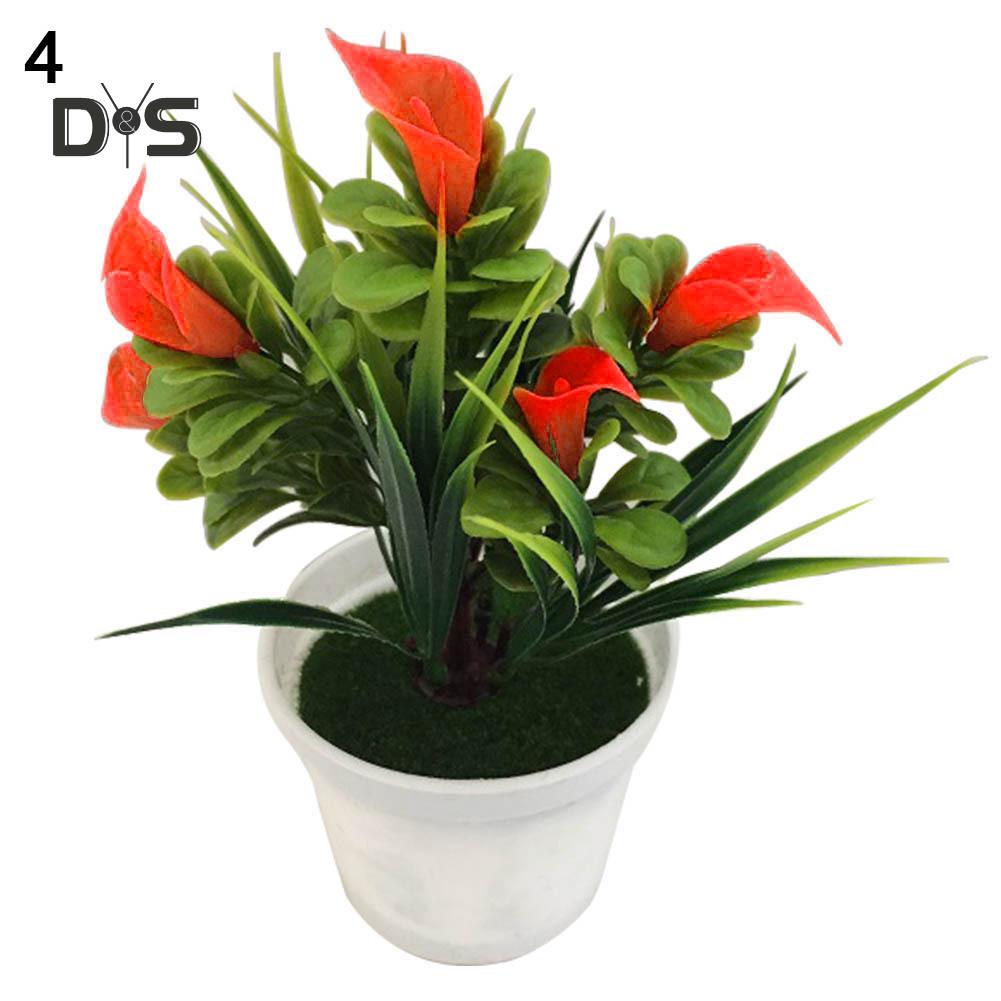 Цветущий букет Искусственный цветок Бонсай Этап Сад Свадьба Домашняя вечеринка Декор Реквизит