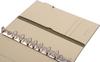 Franklin Planner Classic Shrink Leather Binder, 20mm, Beige, 86284