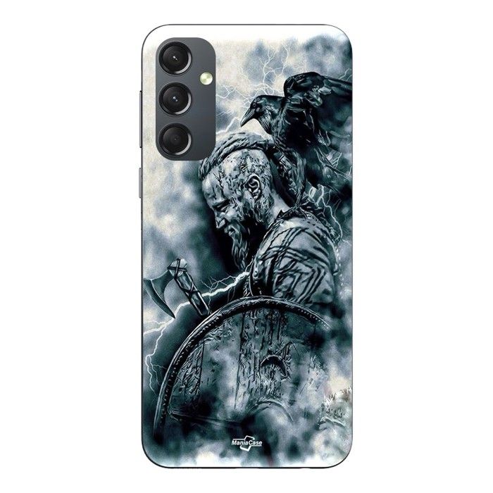 Coque Pour Samsung Galaxy A54 vikings ragnar lothbrok bouclier corbeau Maniacase