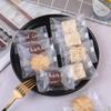 Матовые полупрозрачные снежинки хрустящие пакеты для упаковки закусок и печенья