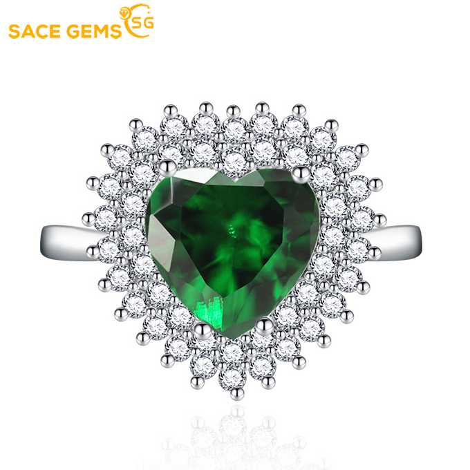 Sace Gems Классическое кольцо из медного сплава с цирконом, женские ювелирные изделия, свадебный подарок для вечеринки