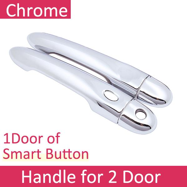 for Renault Zoe Z.E 2012~ Chrome Exterior Door Handle Cover Car Accessories Stickers Trim 2013 2014 2015 2016 2017 2018