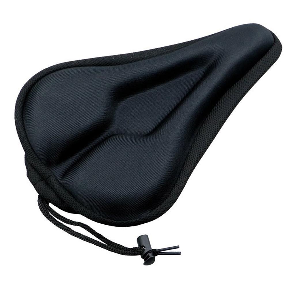 Gel Bike Seat Cover Padded Bicycles Saddle Covers Comfortable Exercise Bike Seat Cushion Cover for Cycling Mountain Bike