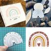 Rainbow Heart Metal Cutting Dies for DIY Scrapbooking Album Embossing Paper Cards Decorative Crafts