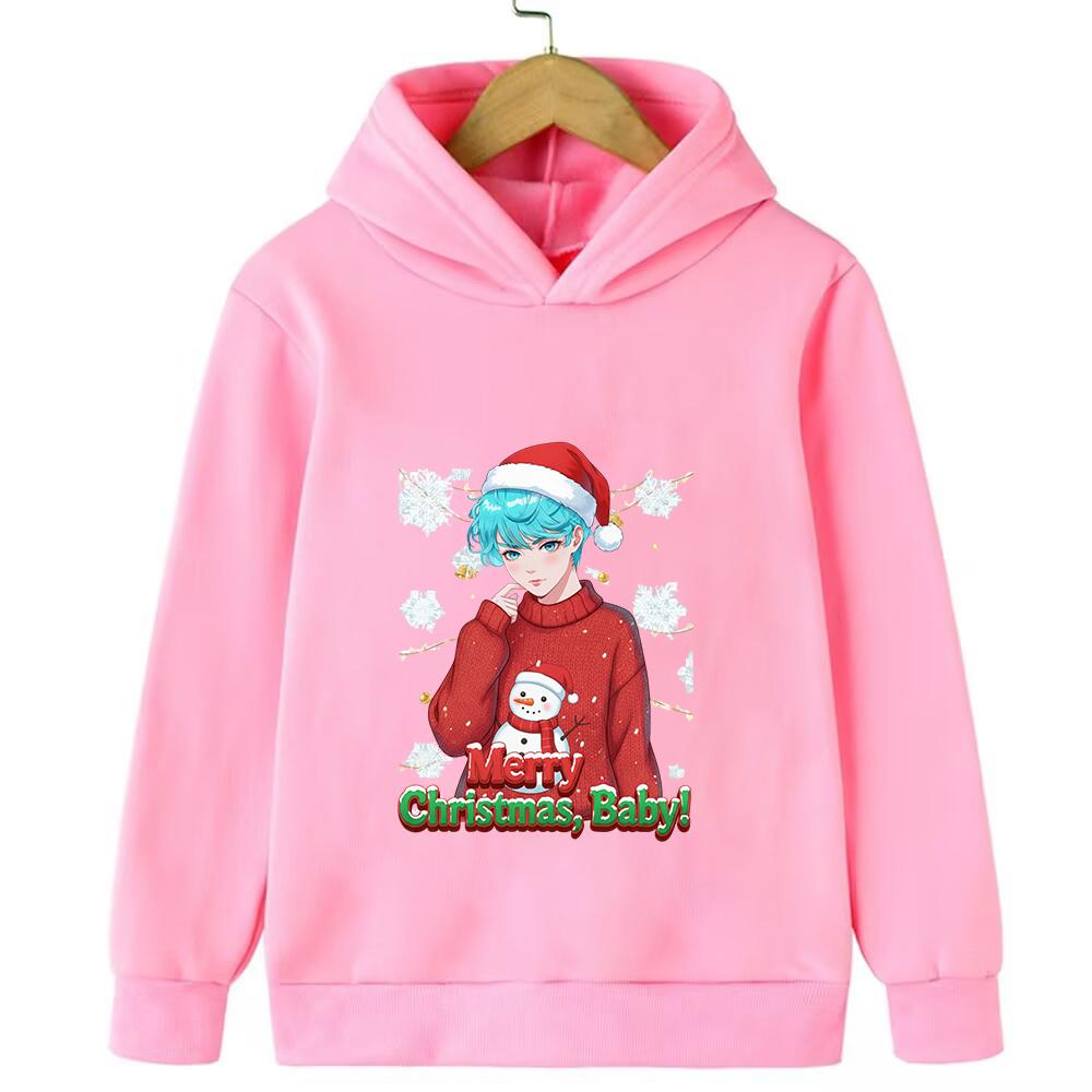 Худи Huntrix Girls и Охотники на демонов Тигр Рождественское худи Милое глупое худи с тигром Худи Huntrix Girls Рождественское худи