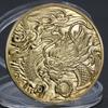 Монеты года Дракона, памятные монеты с золотым и серебряным покрытием, памятные медали для внешней торговли, монеты удачи, счастливые монеты